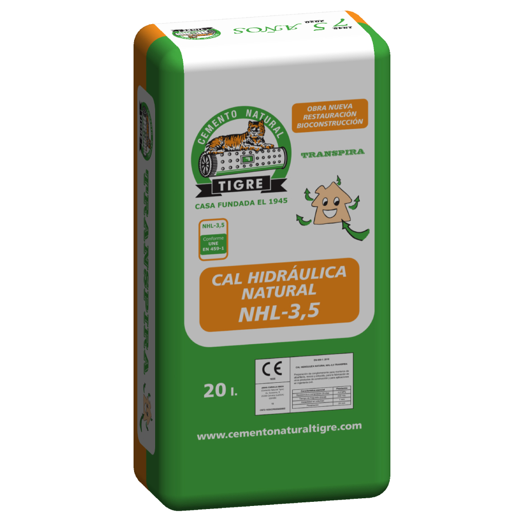 SACO CAL HIDRÁULICA NATURAL NHL-3,5 (17 Kg)