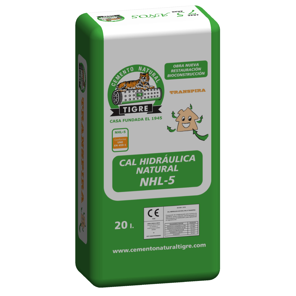 SACO CAL HIDRÁULICA NATURAL NHL-5 (18,5 Kg)