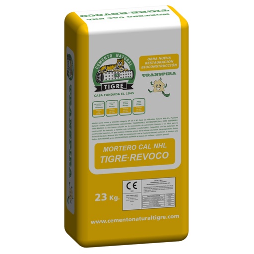 [MTR] SACO MORTERO CAL NHL TIGRE·REVOCO WI CSII (23 Kg)