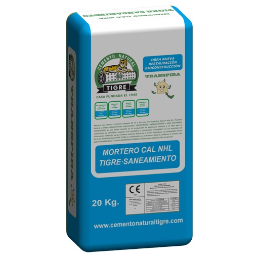 [MTS] SACO MORTERO CAL NHL TIGRE·SANEAMIENTO R (20 Kg)